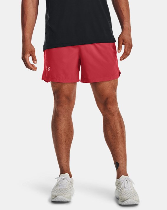 Herren UA Launch Run Shorts (13 cm), Red, pdpMainDesktop image number 0